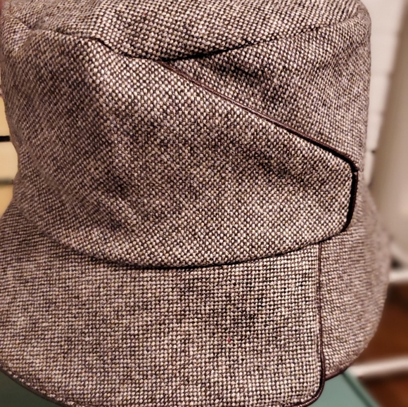 Tweed wool blend hat - Picture 3 of 6